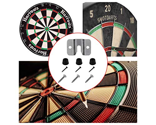 Dart Board Hanger Bracket Set - Mounting Hardware Kit