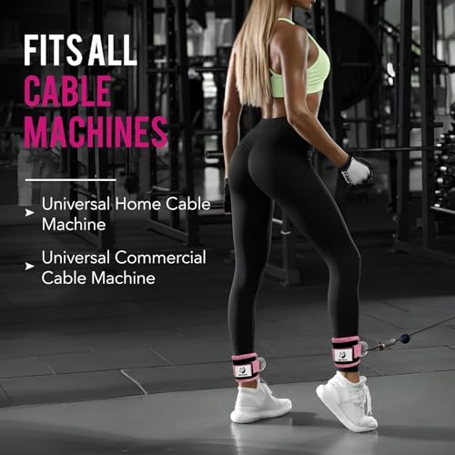 Adjustable Ankle Straps for Cable Machines - Premium Comfort & Durability