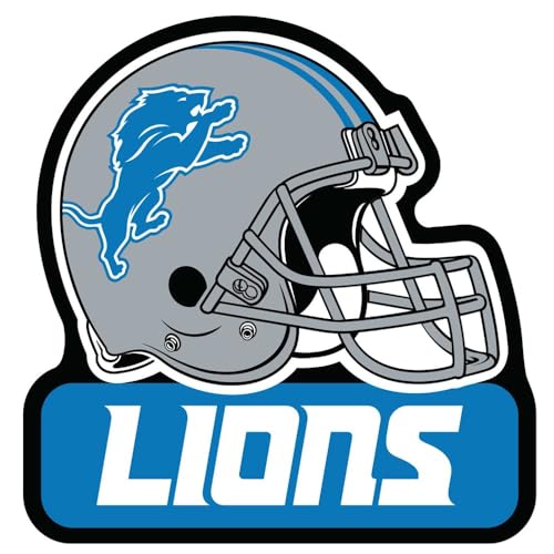 Detroit Lions 3-Inch Heavy-Duty Helmet Magnet - Team Spirit