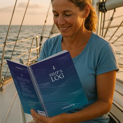 Boat Galley Ship's Log - 5-in-1 Boat Travel & Maintenance Logbook - Ship's Log