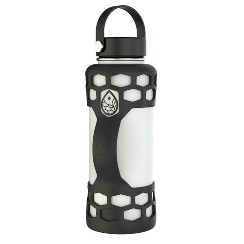 REUZBL Silicone Bottle Bumper with Patented Handle – Fits Hydro Flask 40 oz – Protective Bottle Boot Sleeve