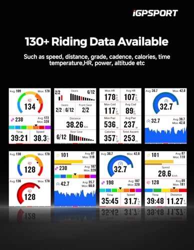 Wireless Bike Computer GPS with Touch Screen & Offline Map - BSC300T