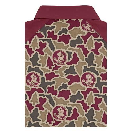 Florida State Seminoles Polo Shirt - Large Team Camouflage