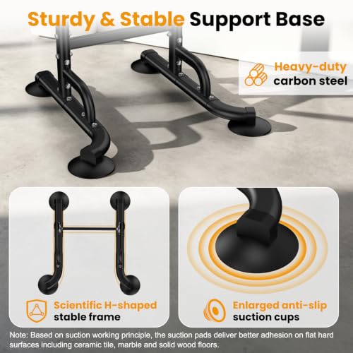 Adjustable Power Tower with Pull Up Bar and Dip Station