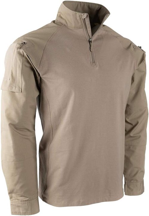 LA Police Gear Men's Combat Shirt - Lightweight Long Sleeve Uniform for Comfort & Durability