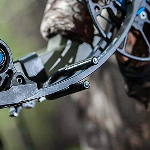 Universal Bow Holder for Treestands - Metal with Rubber Coating, Fits Most Hunting Stands