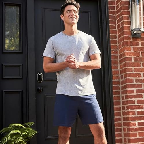 Men's Athletic Shorts with Pockets - 7.5" Cotton Lounge Shorts