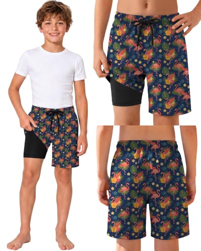 Boys Quick Dry Swim Trunks - Lightweight & Comfortable