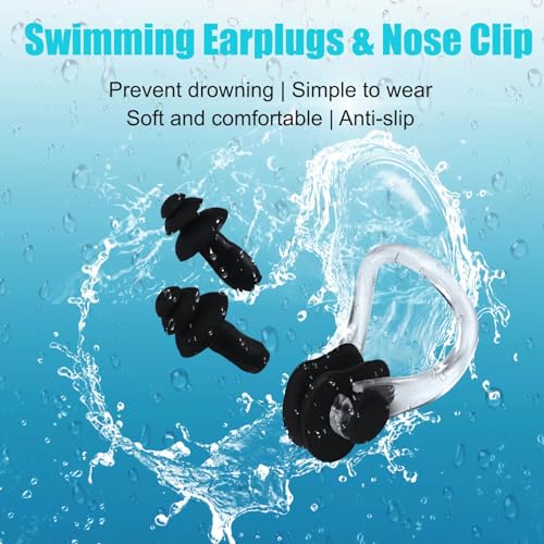 Alepo Kids Swim Cap 2 Pack Rose Red & Purple, 3-8/8-15 Years, Durable Silicone with 3D Ear Pockets