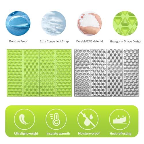 Moisture-Proof Foam Stadium Seat Pad - Green 1PC