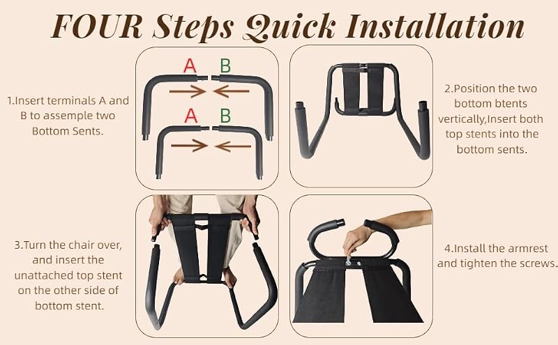 Yoga Lounge Chair for Adults - Supports Up to 330lbs, Versatile & Foldable