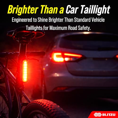 USB-C Rechargeable LED Bike Tail Lights - 2 Pack
