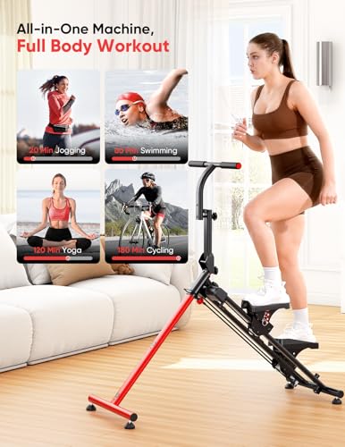 Adjustable Resistance Stair Stepper - 3-Mode Folding Stairmaster V2.0