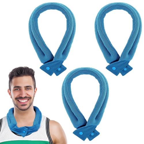 Breathable Cooling Neck Wraps Set – 3 Pack Summer Ice Polymer Towels