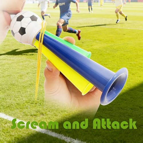 4-Pack Stadium Horns - Durable Noise Makers for Sports Events