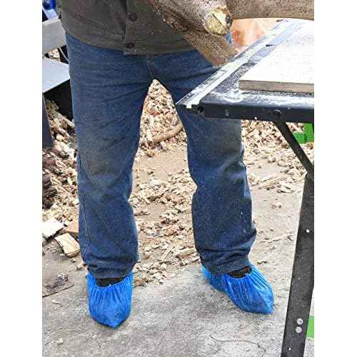 QIANSOU 1000 Pcs Shoe Covers Disposable Durable Waterproof Boot Covers