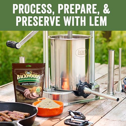 LEM Jalapeno Summer Cured Sausage Seasoning 86oz Pack - For 100lb Meat