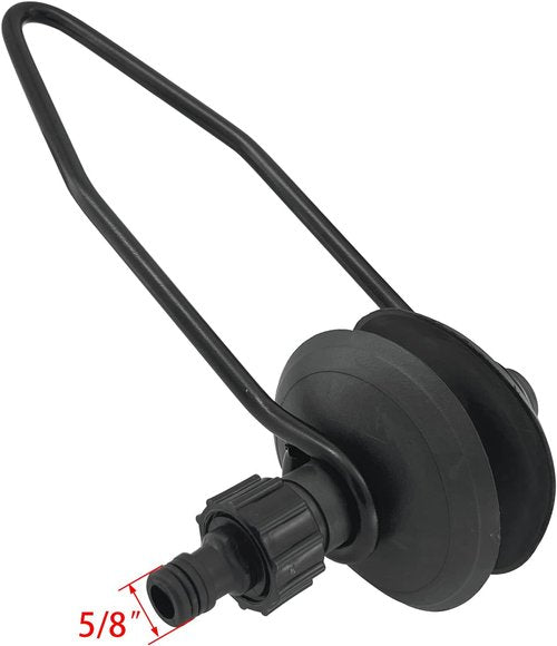 ISURE MARINE Universal Round Muff Motor Flusher - Efficiently Flush Sand & Salt from Outboard Motors