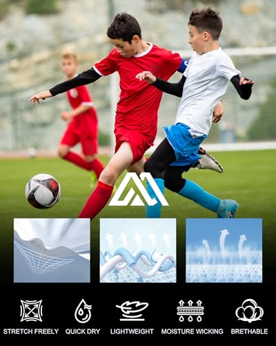 Boys' Long Sleeve Compression Shirt - Large, White Athletic Base Layer