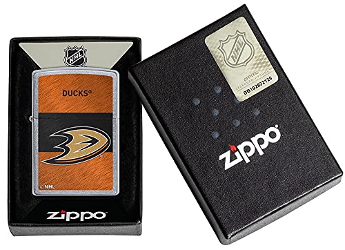 NHL Chrome Pocket Lighter - Genuine Windproof Design