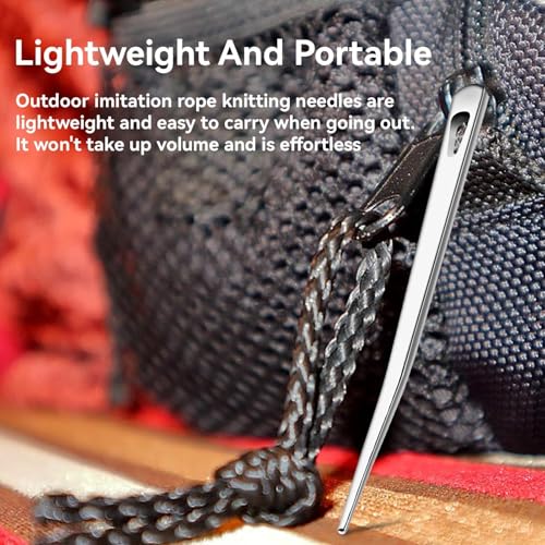 Stainless Steel Paracord Needle - Rope Pusher & Splicing Tool