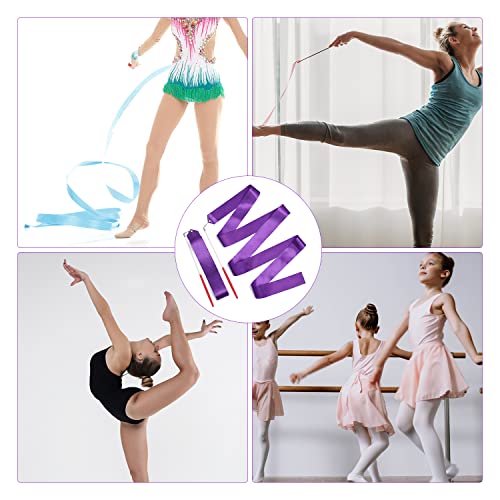 Dance Ribbons Set - 78.7 Inch Twirling Streamers with Wand