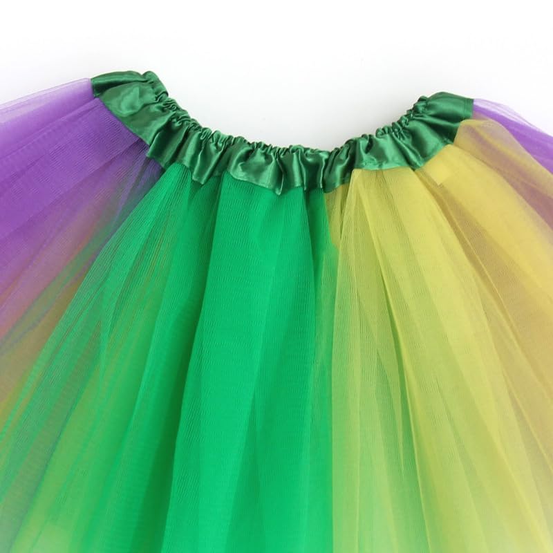 Women's Tulle Tutu Skirt with Lining - Adult Short Dance & Costume - M-L