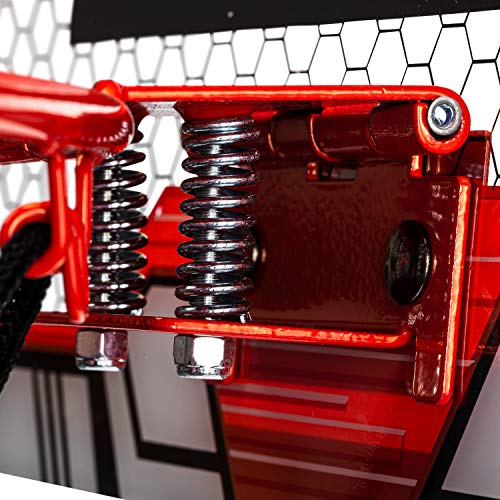 Mini Basketball Hoop Set - Pro Hoop 18" x 12" with Mini Basketball - Red