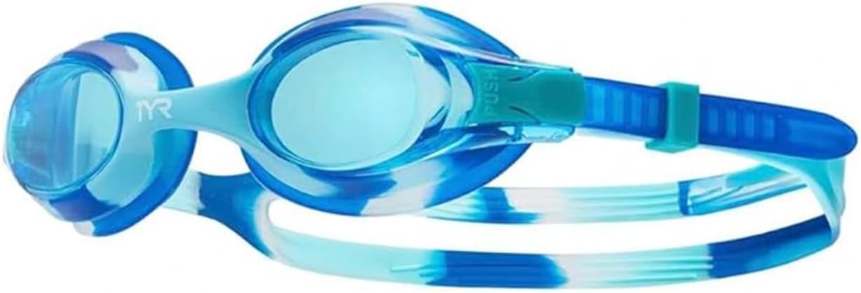 TYR Swimple Swim Goggles for Kids - Stylish Tie-Dye Design | Comfortable & Secure Fit