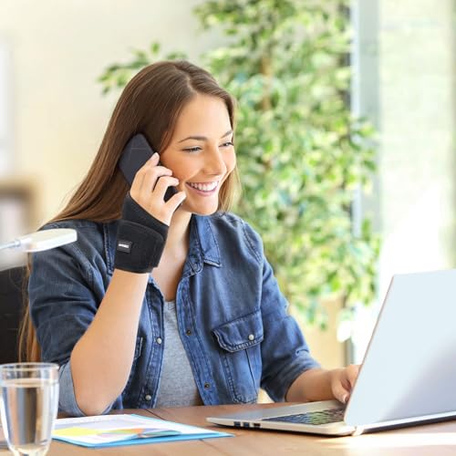 CERBONNY Carpal Tunnel Wrist Brace,1Pack Wrist Support Brace Adjustable Wrist Strap Reversible Wrist Brace for Sports Protecting/Tendonitis Pain Relief/Carpal Tunnel/Arthritis-right