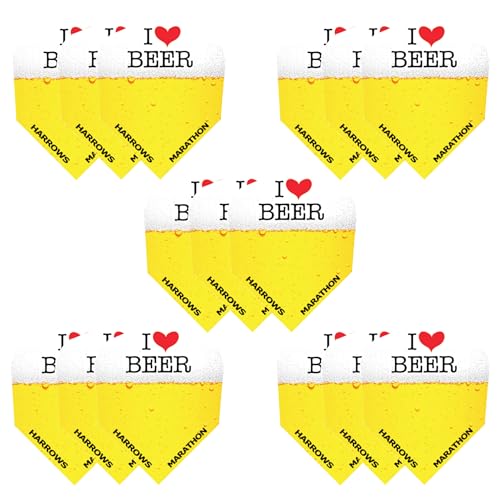Professional 100 Micron Beer Dart Flights - 15 Pack