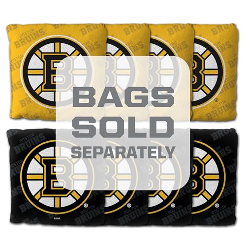 Boston Bruins Cornhole Set - 2' x 4' Wooden Game Boards