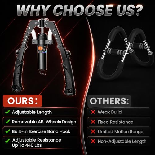 Adjustable Twister Arm Trainer - 3 in 1 Hydraulic Workout Equipment - Black