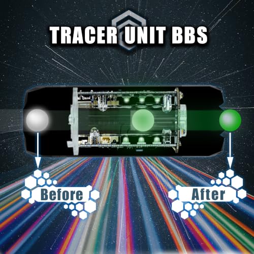 Airsoft Tracer Unit with RGB LED Lighting - Standard Black