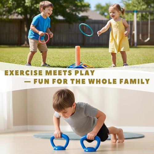 OCES 5-in-1 Kids Weight Set - Toddler Exercise Equipment & Mini Gym Kit