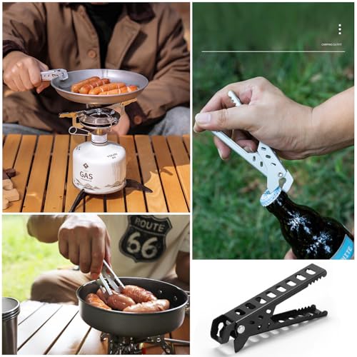 2 Pack Anti-Scald Pot Gripper Clips for Camping Cookware