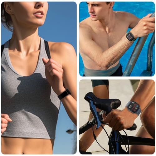 Stretchy Nylon Smartwatch Band for Fitbit Versa - Black