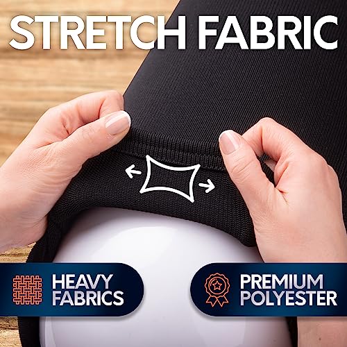 Byllstore Boat Fender Covers 8" x 22" Black 1 Pack - Polyester Fender Protective Sleeve