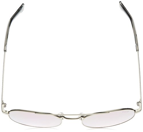 Bolle OVA Sunglasses Shiny Silver Unisex-Adult Small