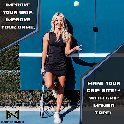 GRIP MAMBA Elastic Finger Tape - 6 Blue Rolls for Sports & Grip Enhancement