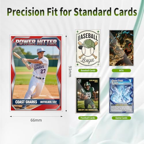 600 Card Sleeves for Trading Cards - Soft Penny Protectors