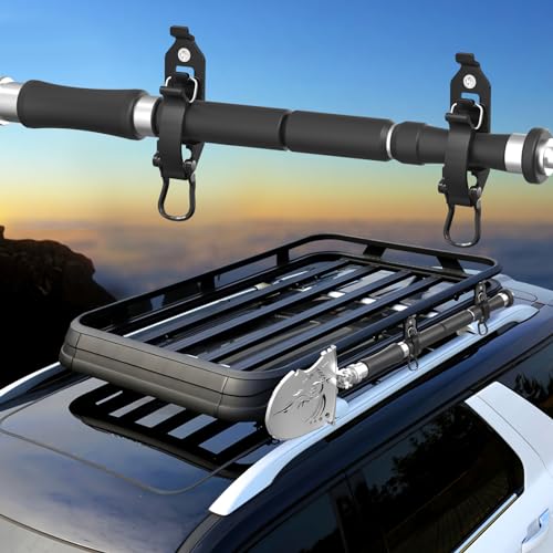 Heavy Duty Shovel Mount for Roof Rack & Truck Bed - Black 2PCS