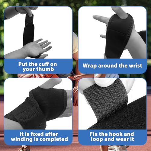 Kids Wrist Support Brace Set - 2 Pack Pink & Gray - 13x3 Inches