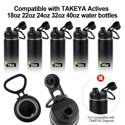 Silicone Gasket Replacement for TAKEYA Actives Water Bottle - 4 Pack
