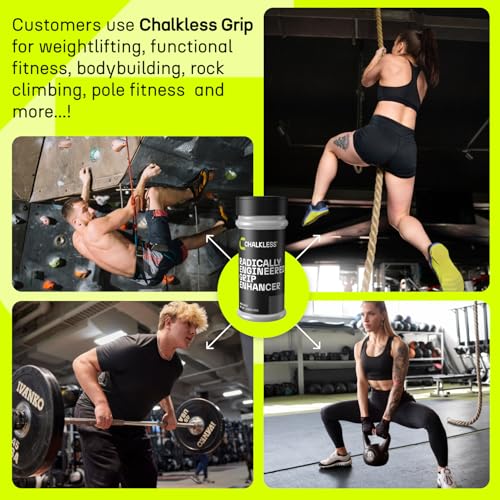 Chalkless Grip Enhancer 15g Liquid Chalk Alternative for Weightlifting & Climbing