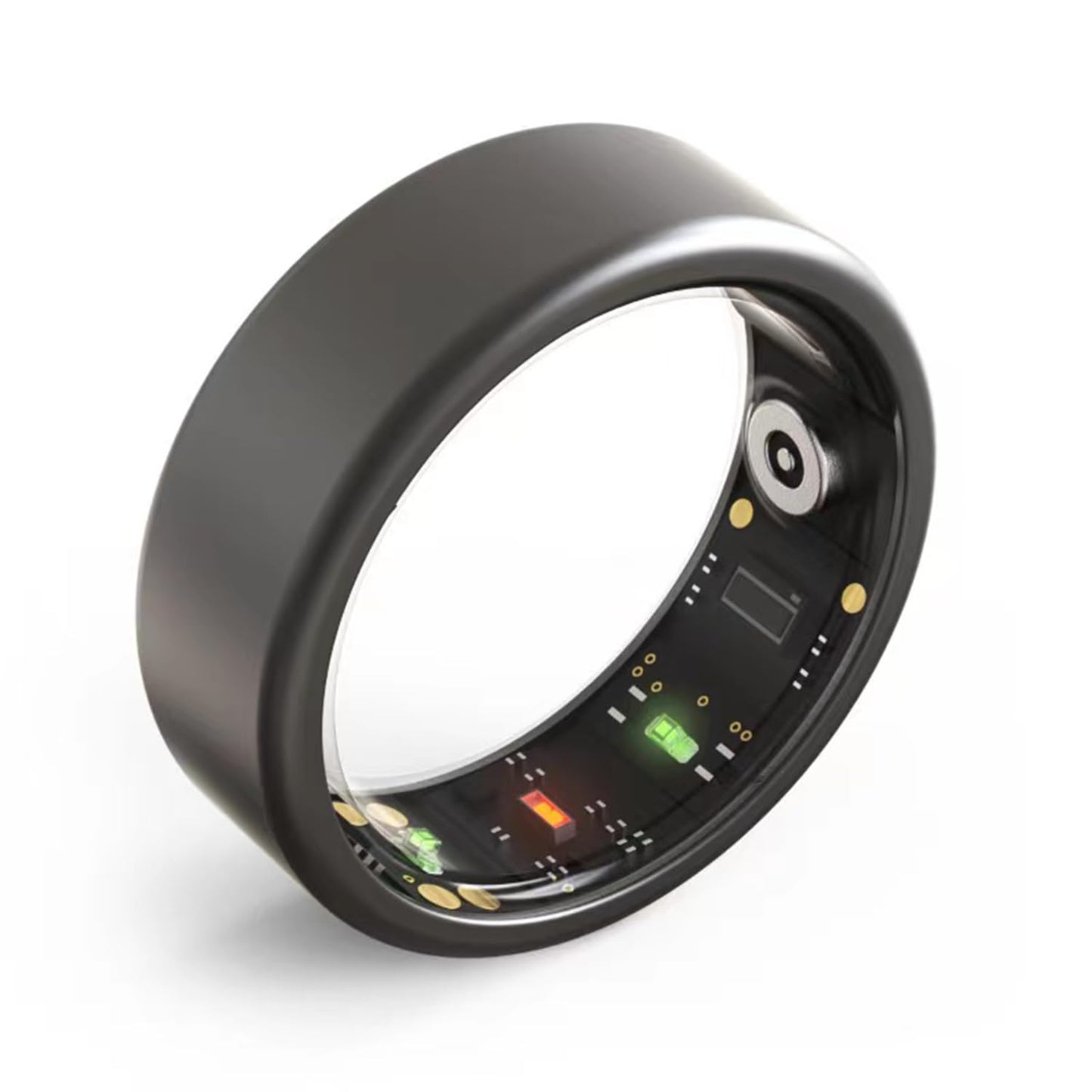 Smart Ring, Smart Ring w/Sleep Heart Rate Blood Pressure Oxygen Monitor Waterproof Fitness Tracker IP68 Pedometer Calories Step Counter Bluetooth Health Ring, Black #8