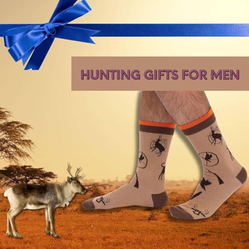Novelty Hunting Socks - Funny Outdoor Activity Gift for Men and Women