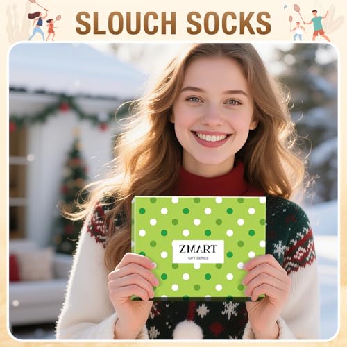 Women's Thin Slouch Socks - Army Green Scrunch Boot Socks