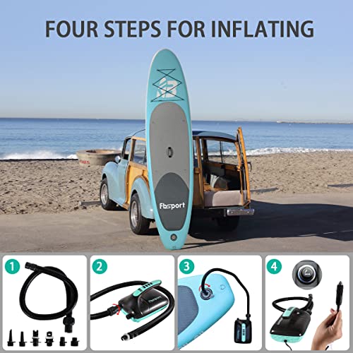 Electric Paddle Board Pump - 20PSI Quick Inflator for SUP & Kayaks