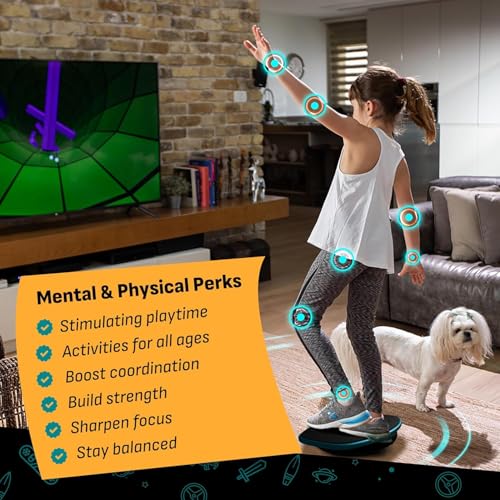 GoBalance Sport-Play - App-Enabled Balance Board with 12 Games